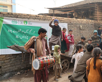Punjab drums up support for polio drops