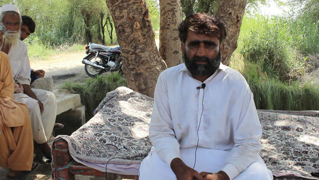  Chanesar Shar, Village Representative who initially refused vaccination, but changed his mind after meeting Haji Karim Bakhsh Shar