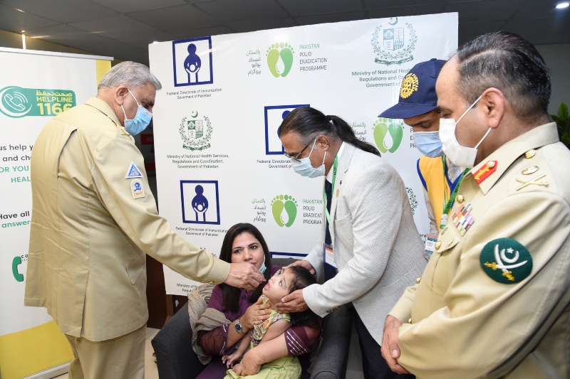 Polio Events in pakistan, 