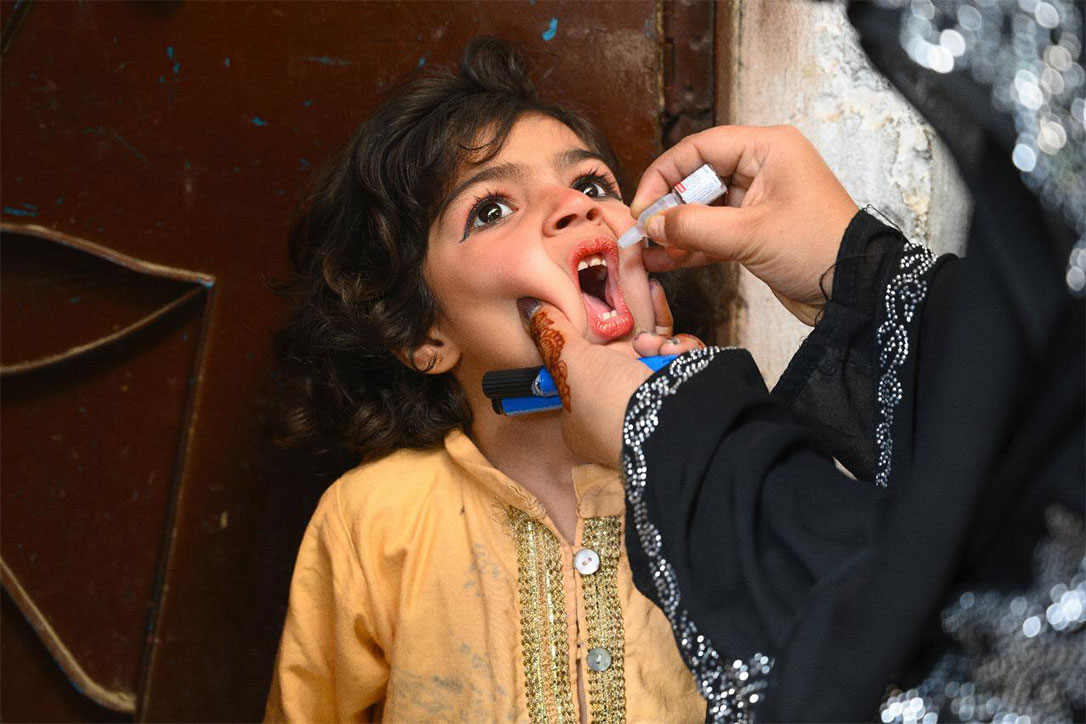 polio vaccination schedule in Pakistan resume on 20 july